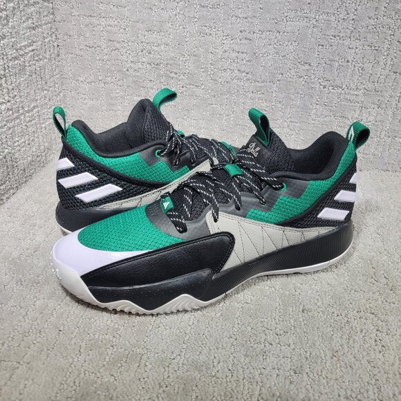 Adidas Dame Extply 2.0 Men's US 13 Court Green Black Basketball Sneakers ID1808 - Picture 10 of 12